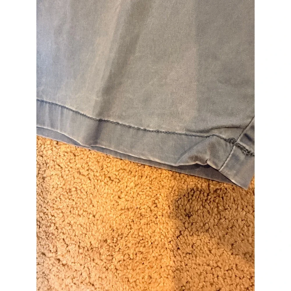 Tommy Bahama Mens Blue‎ Chino Shorts Sz 35 Cotton Tencel Stretch Flat Front Golf
